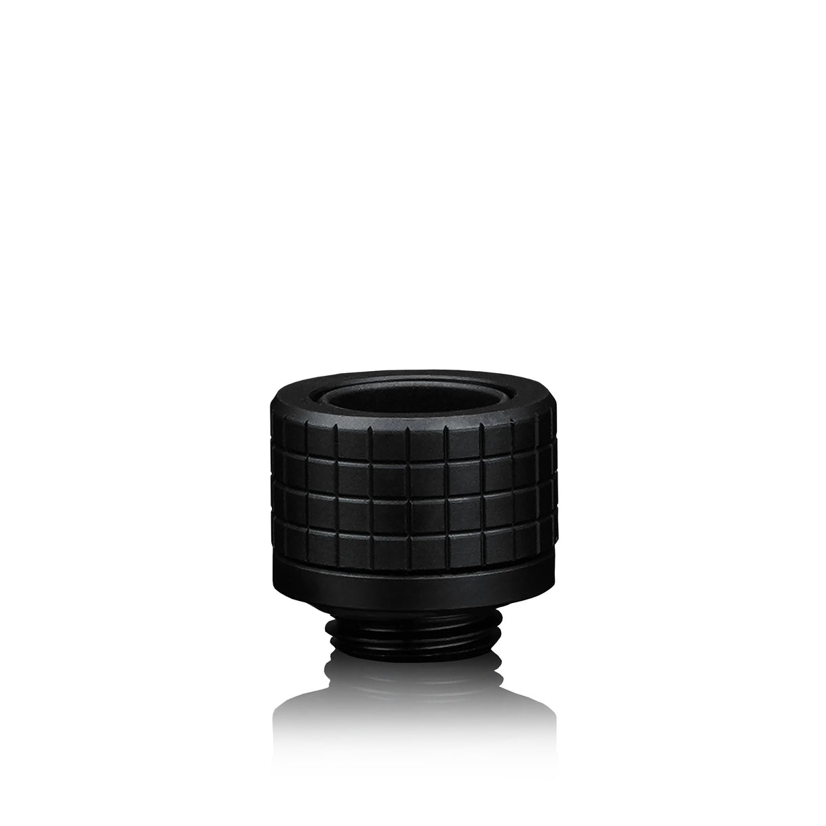 Thermal Grizzly DeltaMate Fitting HT14 Negro — Conector para tubo rígido (hard-tube) 14 mm, rosca G1/4"