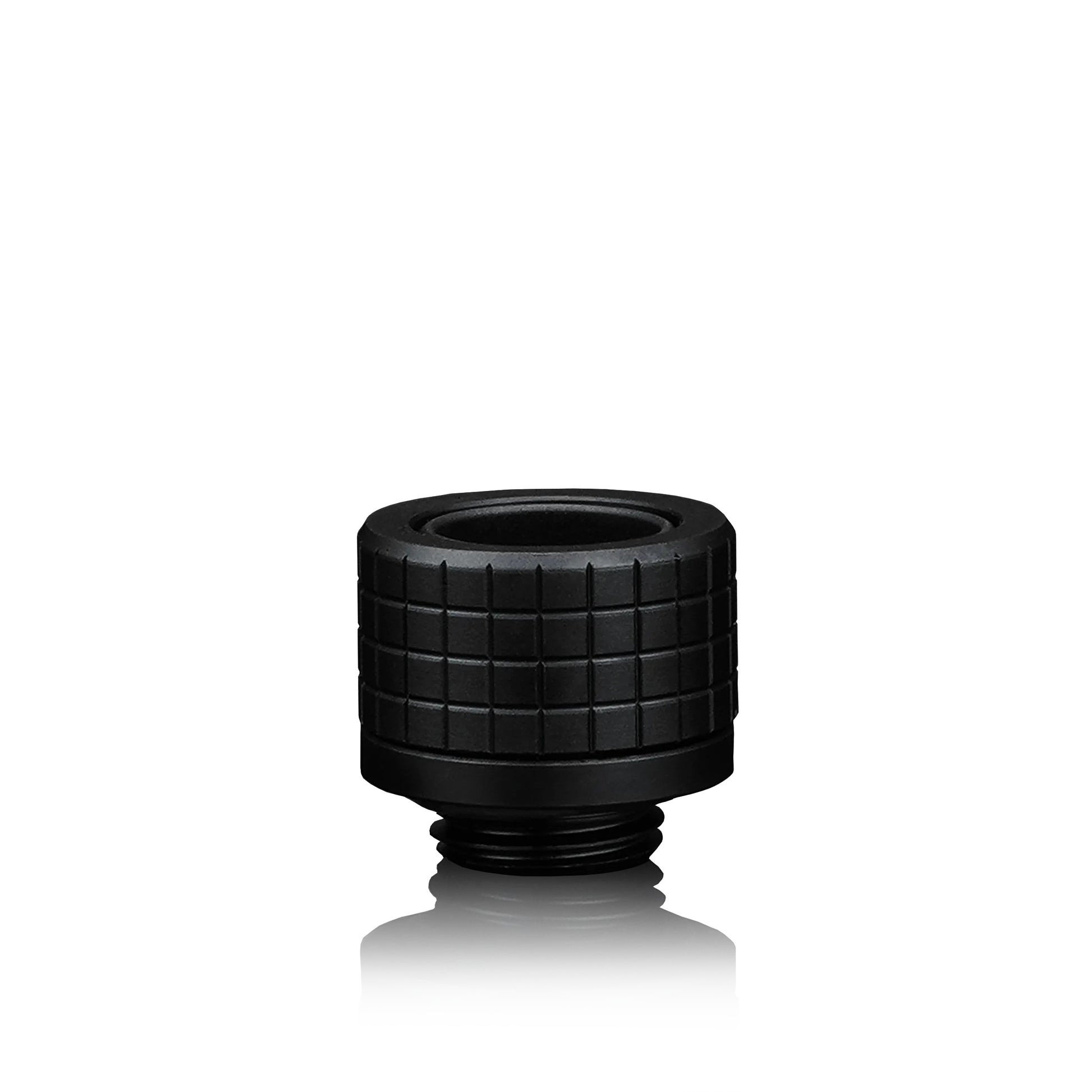 Thermal Grizzly DeltaMate Fitting HT14 Negro — Conector para tubo rígido (hard-tube) 14 mm, rosca G1/4"
