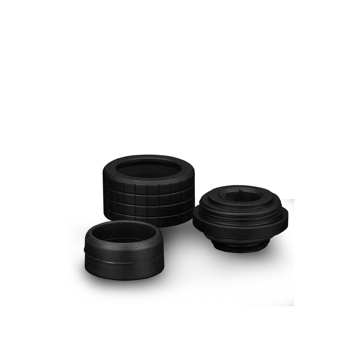 Thermal Grizzly DeltaMate Fitting HT14 Negro — Conector para tubo rígido (hard-tube) 14 mm, rosca G1/4"