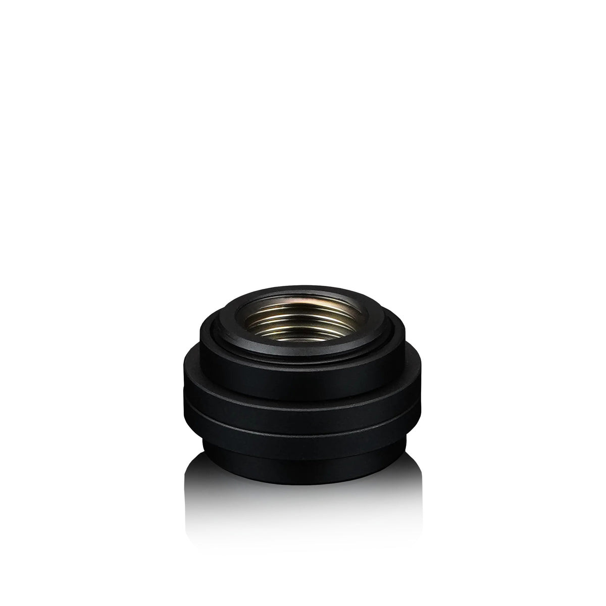 Thermal Grizzly DeltaMate - Conector Pasamuros (Pass-Through) G1/4" - Negro