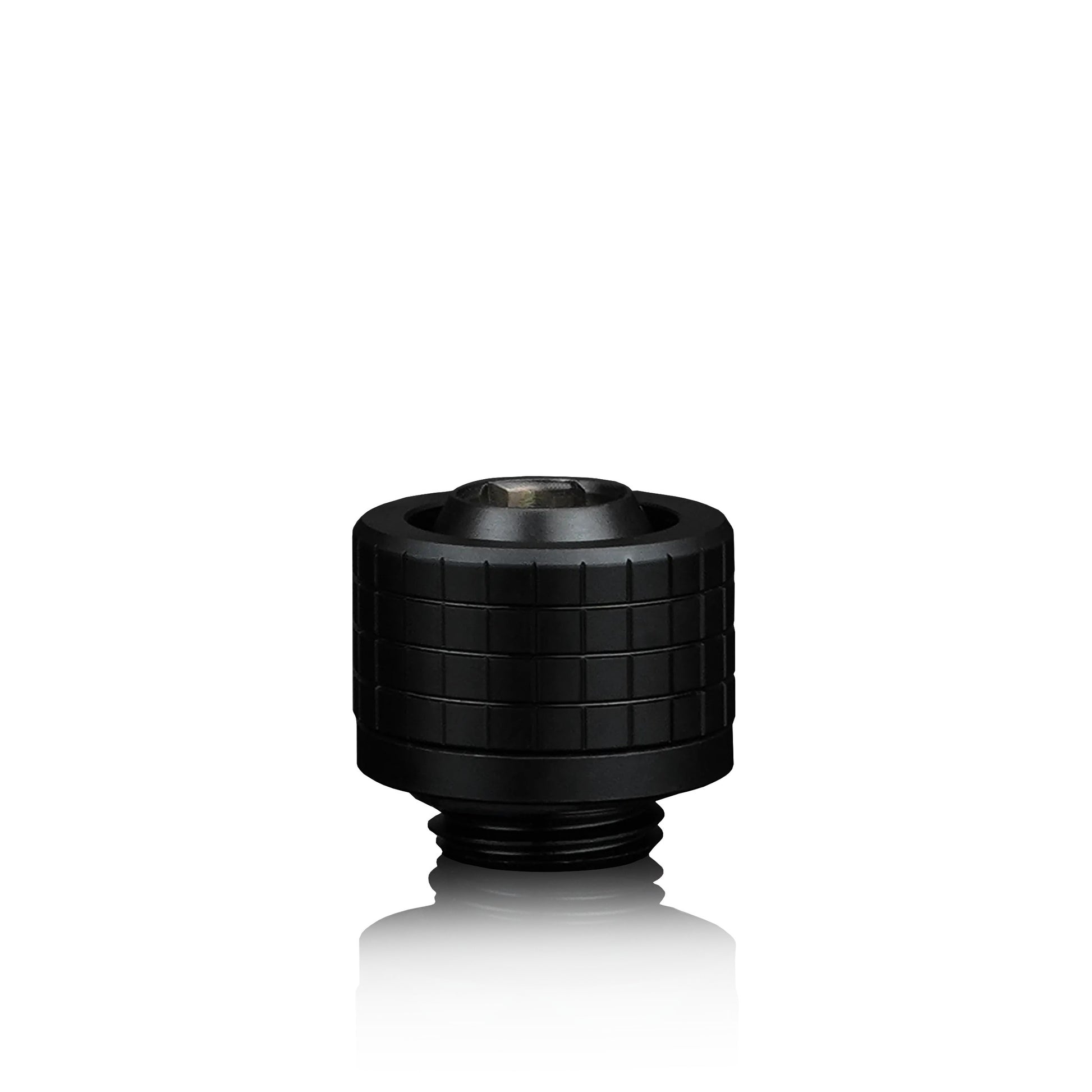 Thermal Grizzly DeltaMate Fitting ST13 Negro — Conector para tubo blando (soft-tube) 13/10 mm, rosca G1/4"