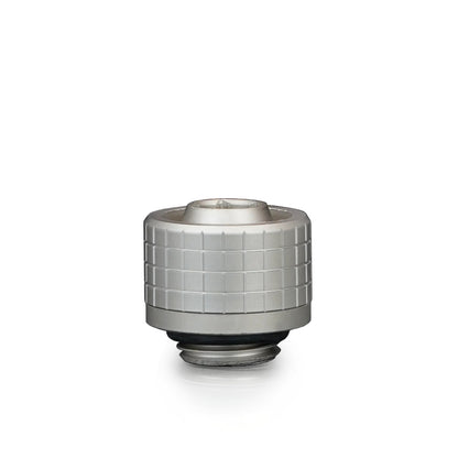 Thermal Grizzly DeltaMate Fitting ST16 Níquel Mate — Conector para tubo blando (soft-tube) 16/10 mm, rosca G1/4"