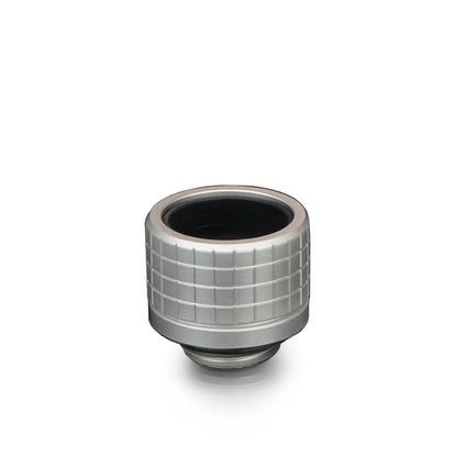 Thermal Grizzly DeltaMate Fitting HT16 Níquel Mate — Conector para tubo rígido (hard-tube) 16 mm, rosca G1/4"