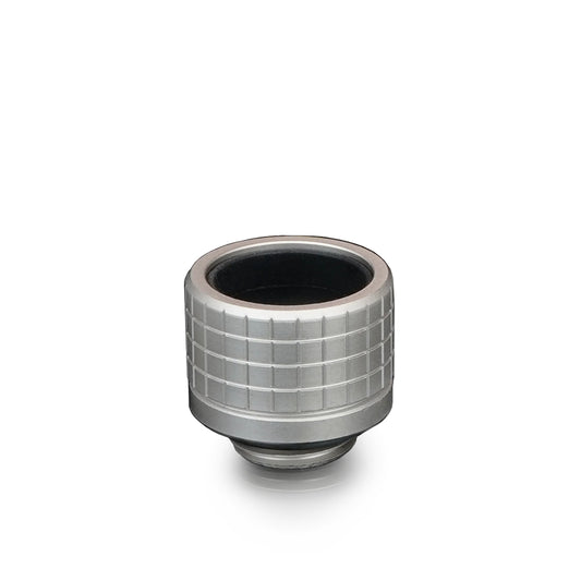 Thermal Grizzly DeltaMate Fitting HT16 Níquel Mate — Conector para tubo rígido (hard-tube) 16 mm, rosca G1/4"