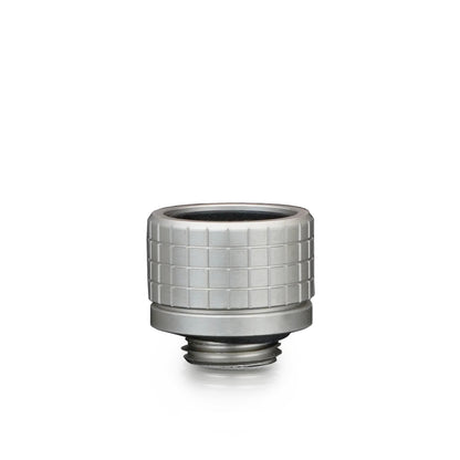 Thermal Grizzly DeltaMate Fitting HT16 Níquel Mate — Conector para tubo rígido (hard-tube) 16 mm, rosca G1/4"