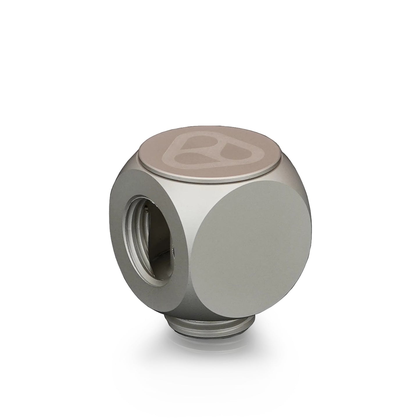 Thermal Grizzly DeltaMate Rotary - Adaptador Rotativo en T, Níquel Mate (G1/4")