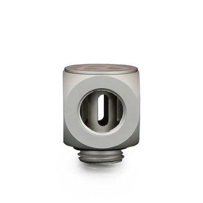 Thermal Grizzly DeltaMate Rotary - Adaptador Rotativo en T, Níquel Mate (G1/4")