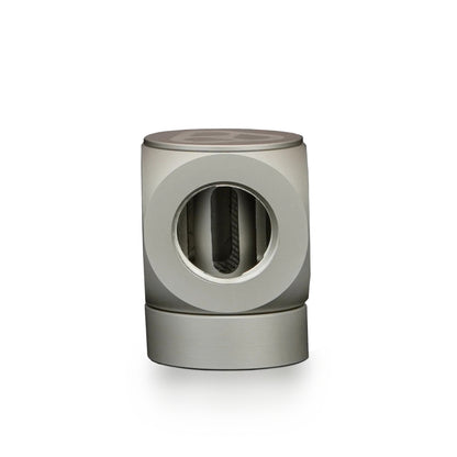 Thermal Grizzly DeltaMate Rotary - Adaptador Rotativo FF90° (hembra-hembra 90°), Níquel Mate (G1/4")