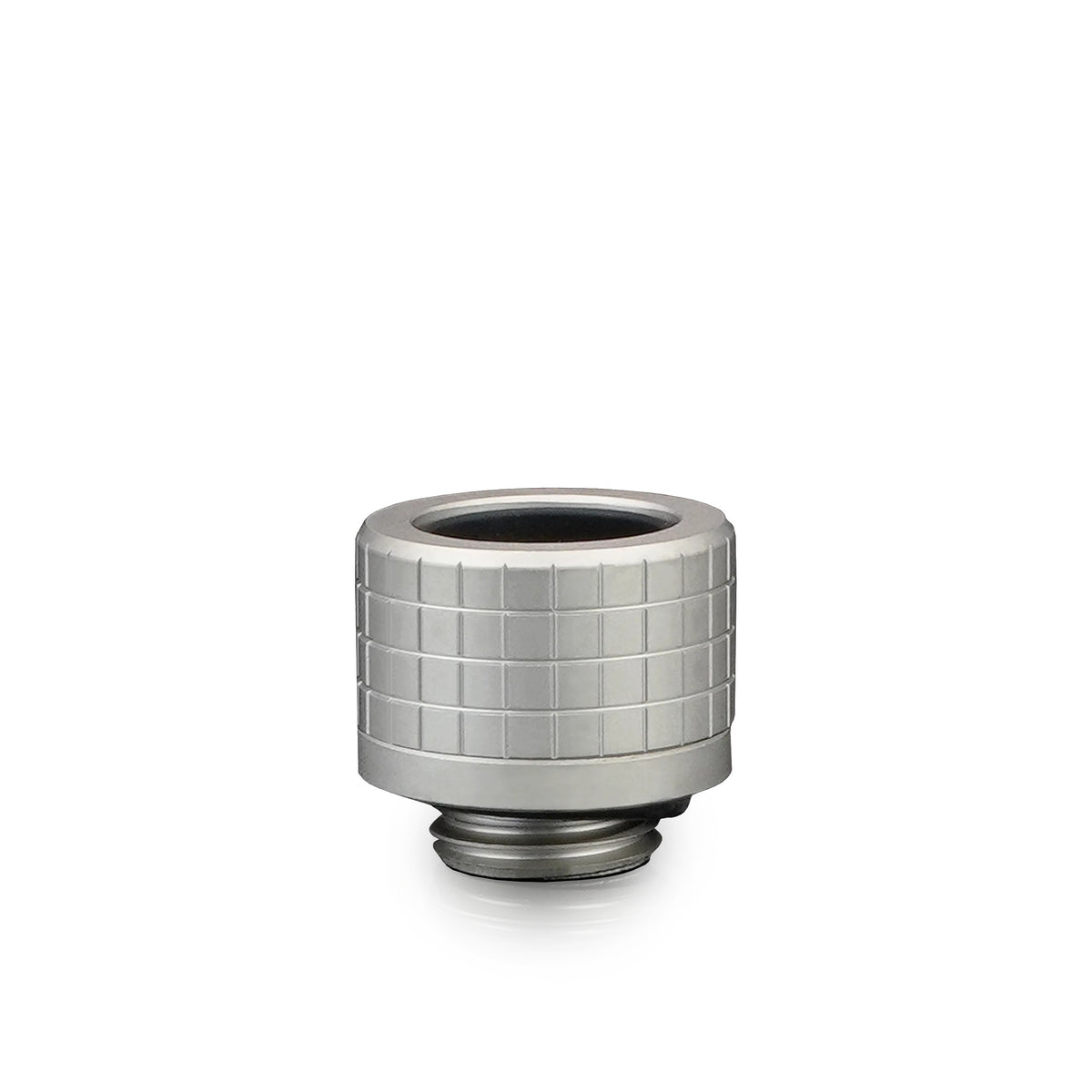 Thermal Grizzly DeltaMate Fitting HT14 Níquel Mate — Conector para tubo rígido (hard-tube) 14 mm, rosca G1/4"