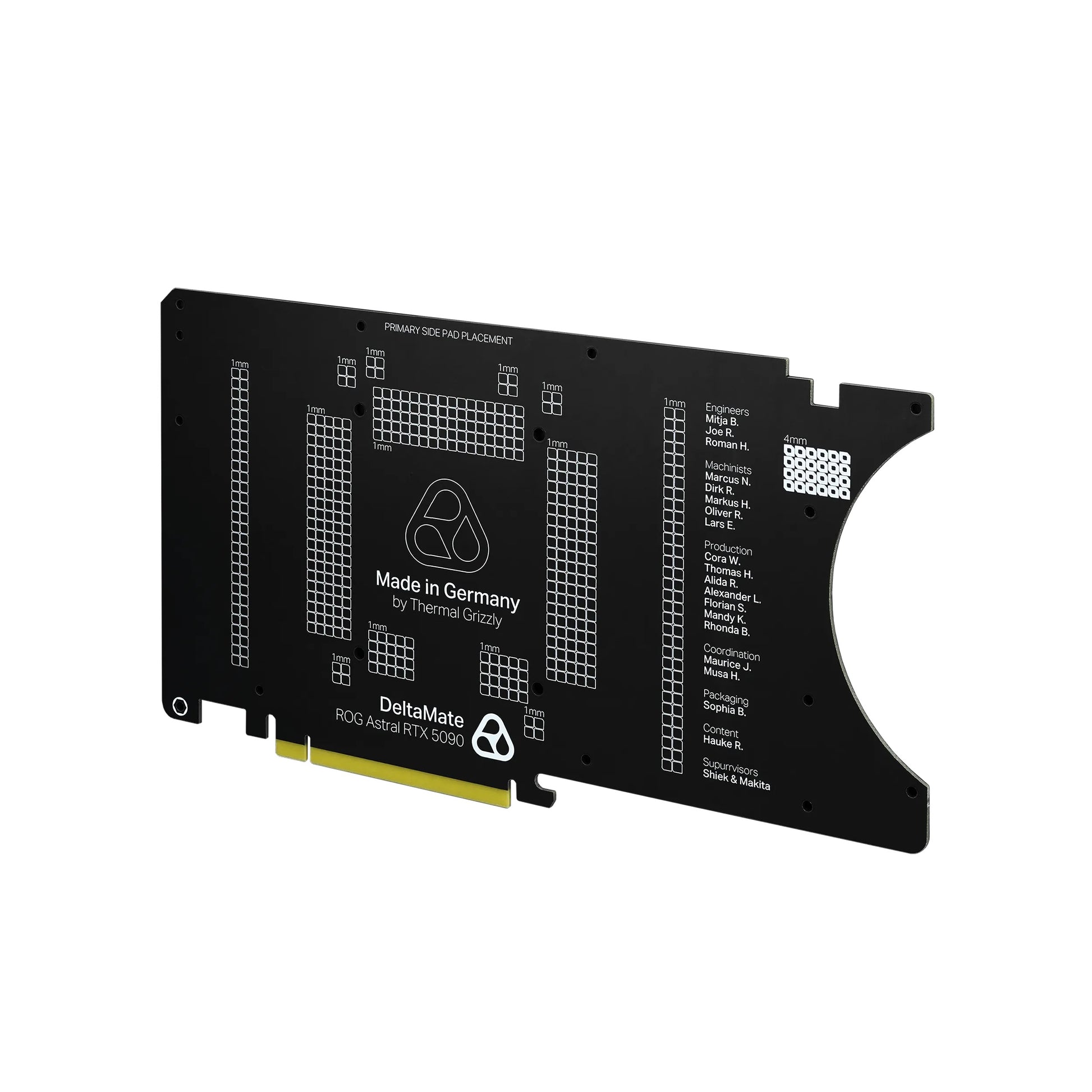 Thermal Grizzly DeltaMate - Bloque de Agua para GPU ASUS ROG Astral RTX 5090 (Direct Terminal, ARGB)