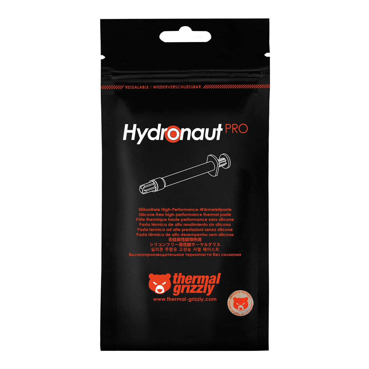 Thermal Grizzly Hydronaut Pro - Pasta Térmica de Alto Rendimiento, 2 g