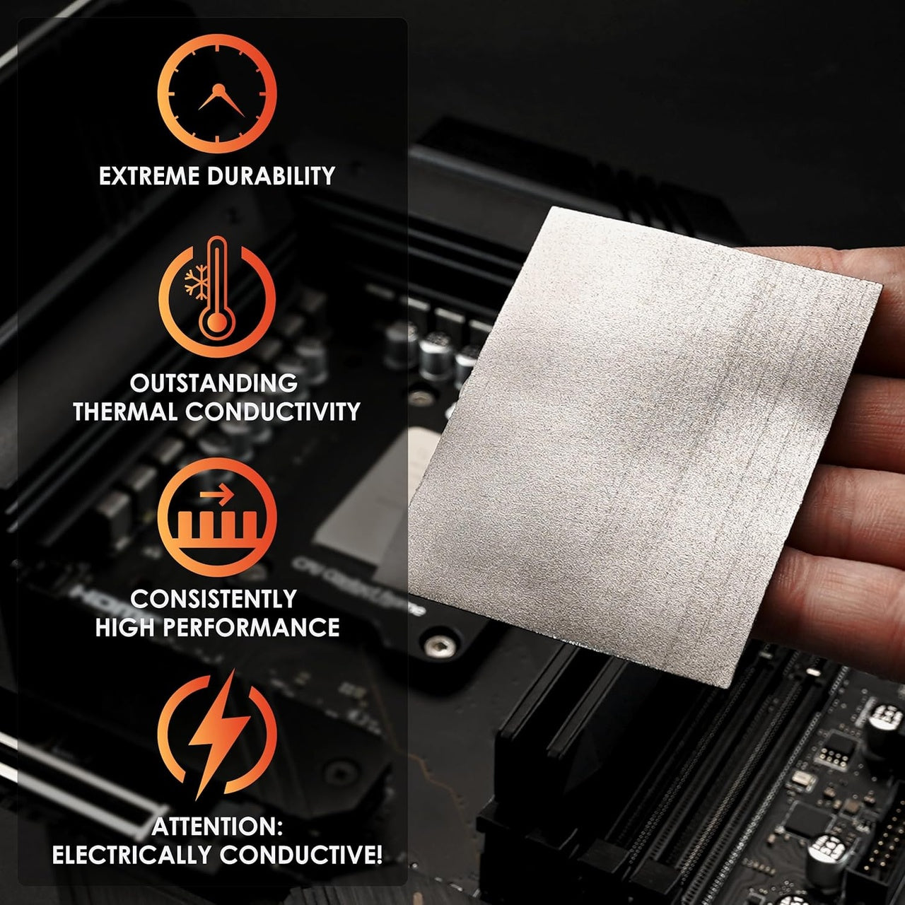 Thermal Grizzly Kryosheet · Pad Térmico de Grafeno 68 × 51 mm