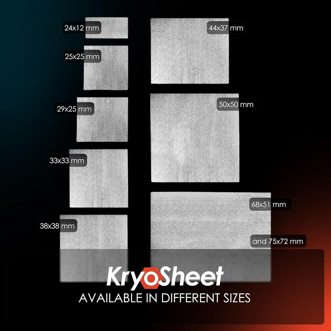 Thermal Grizzly Kryosheet · Pad Térmico de Grafeno 68 × 51 mm