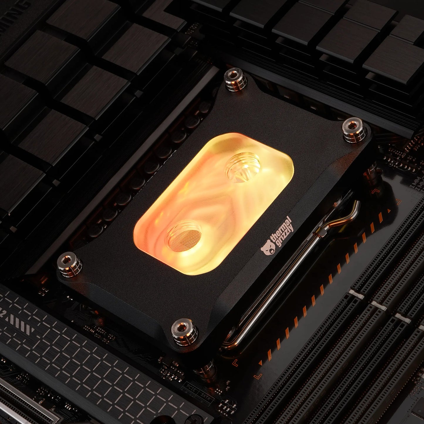 Thermal Grizzly AMD AM5 Mycro Pro RGB — Bloque de Agua para CPU (AM5 / AM4) con Iluminación ARGB