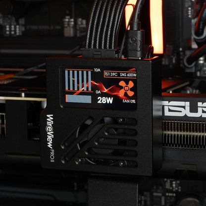 Thermal Grizzly WireView Pro II GPU 12V-2x6 Normal | Monitor de energía por pin con pantalla