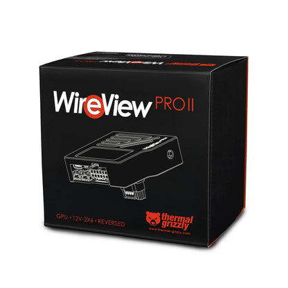 Thermal Grizzly WireView Pro II GPU 12V-2x6 Reversed | Monitor de energía por pin con pantalla