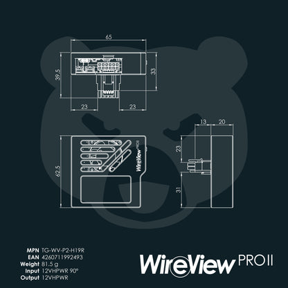 Thermal Grizzly WireView Pro II GPU 12V-2x6 Reversed | Monitor de energía por pin con pantalla