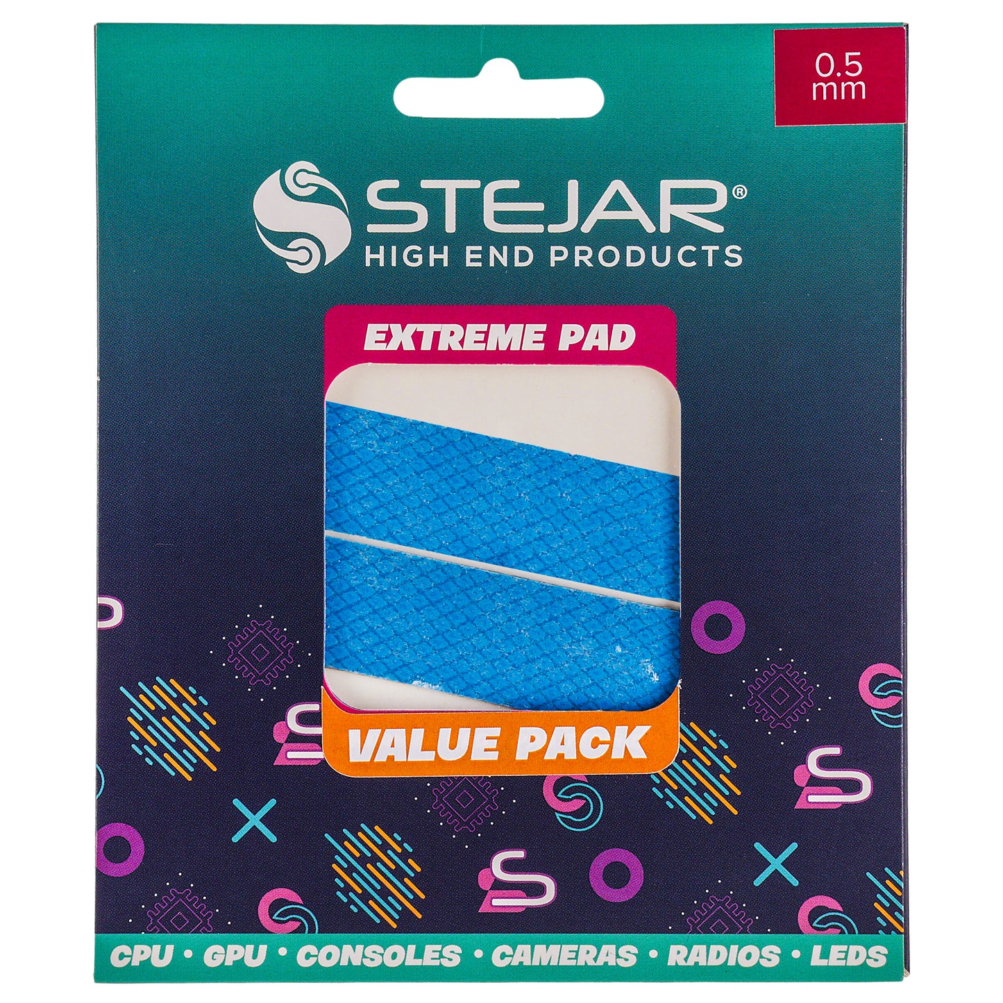 Stejar - Thermal Pad 120x20 12.8 W/MK Extreme Alto Rendimiento VALUE PACK