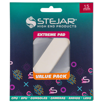 Stejar Thermal PAD 120X20X3.0MM 12.8 W/MK Extreme Alto Rendimiento Value Pack