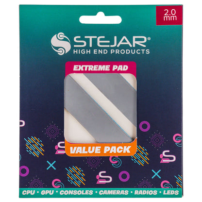 Stejar Thermal PAD 120X20X3.0MM 12.8 W/MK Extreme Alto Rendimiento Value Pack