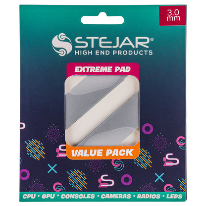 Stejar Thermal PAD 120X20X3.0MM 12.8 W/MK Extreme Alto Rendimiento Value Pack