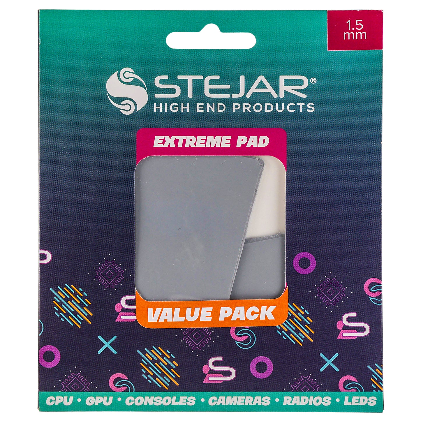 Stejar - Thermal Pad 95x45 12.8 W/MK Extreme Alto Rendimiento VALUE PACK