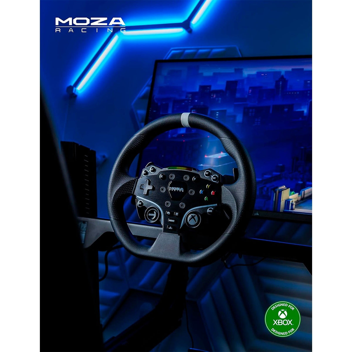 MOZA R3 Xbox & PC Bundle · Simulador de Carreras