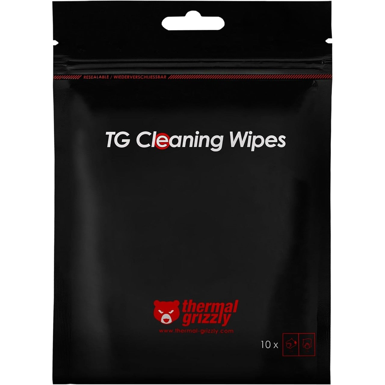 Thermal Grizzly Cleaning Wipes · Toallitas Limpiadoras