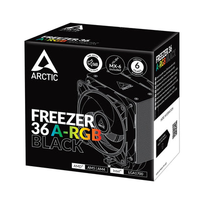 Arctic Freezer 36 A-RGB (Black) · Disipador de Aire