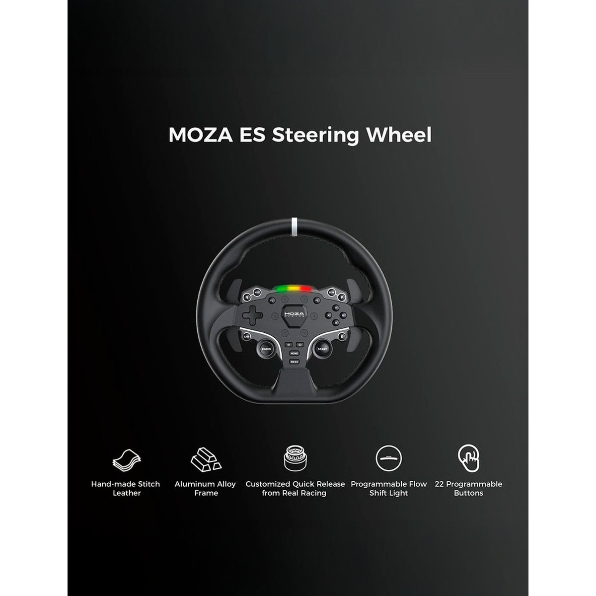 MOZA R5 Bundle · Simulador de Carreras