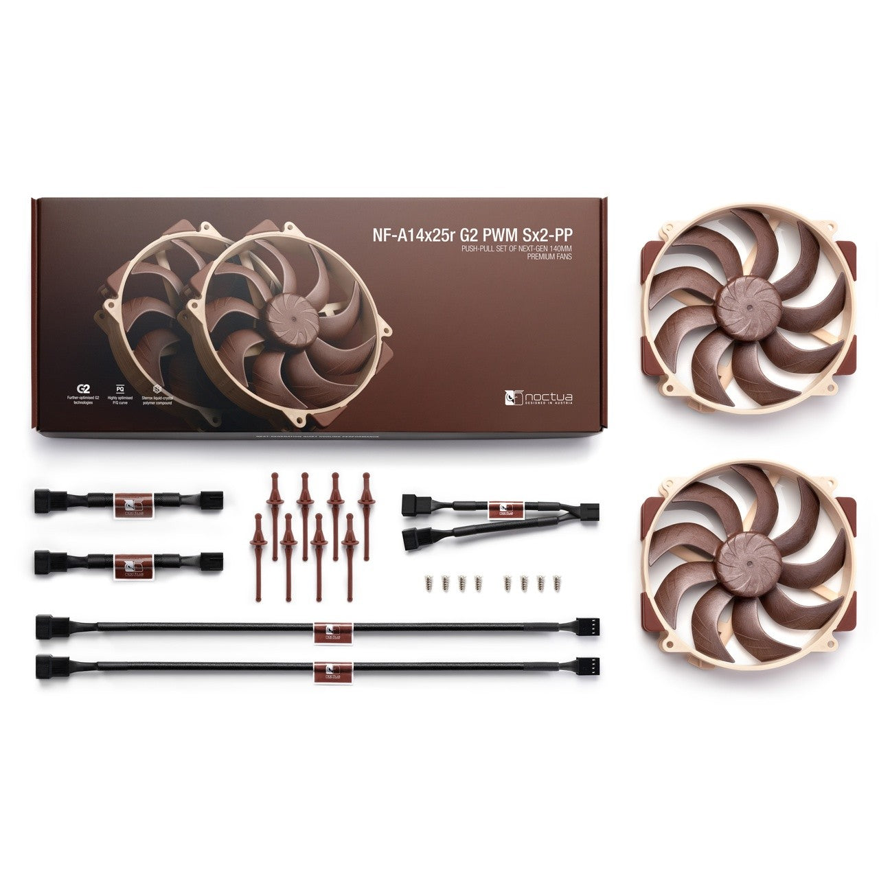 Noctua NF-A14x25r G2 PWM SX2-Pp · Ventilador 140 mm